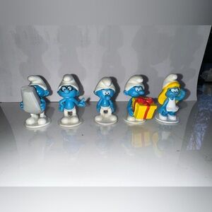 Smurfs Action Figure Set - Blue and White